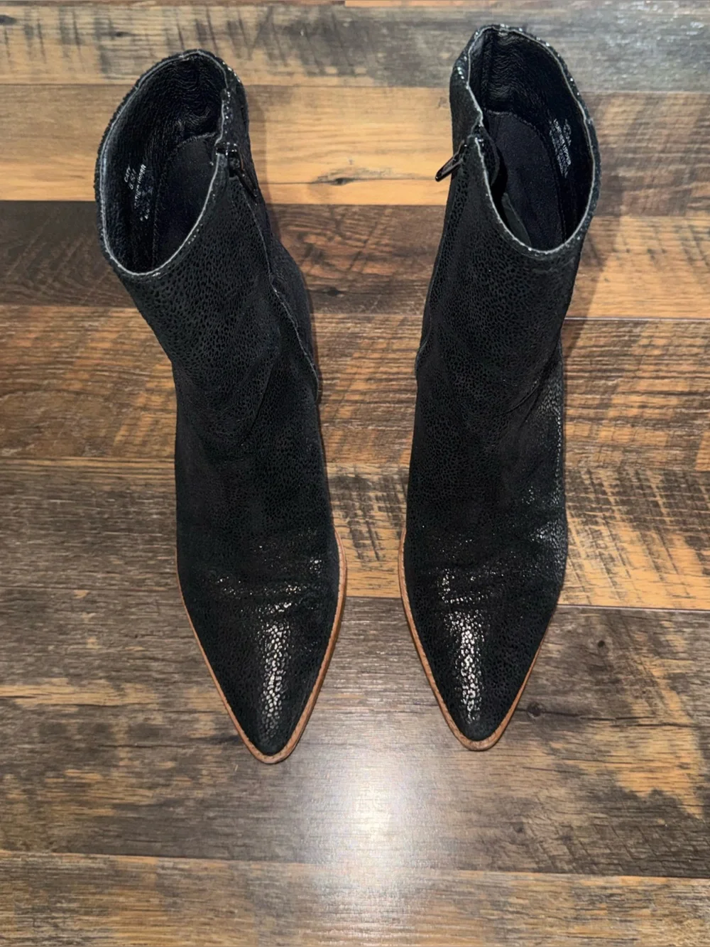 Matisse Black Pointed Toe Ankle Booties